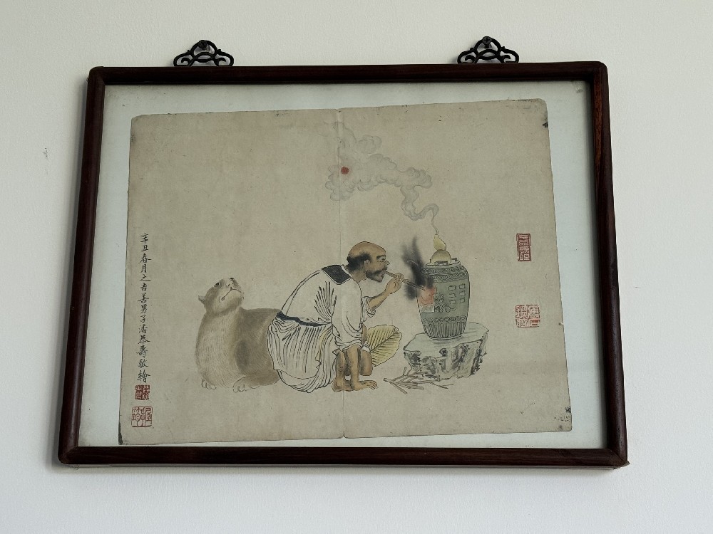 潘恭寿  四副生肖画